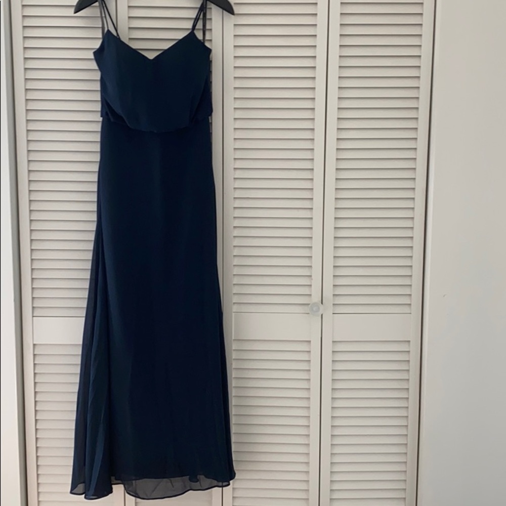 Long Navy Blue Dress